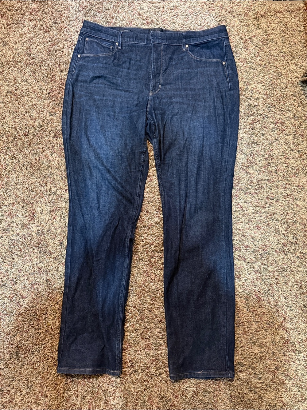 White House Black Market Women’s Dark Indigo Straight Leg Jeans